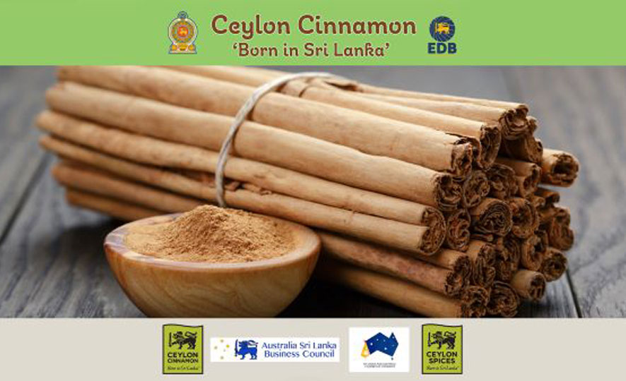 Brand “Ceylon Cinnamon” with “Born in Sri Lanka” tag promoted in Melbourne