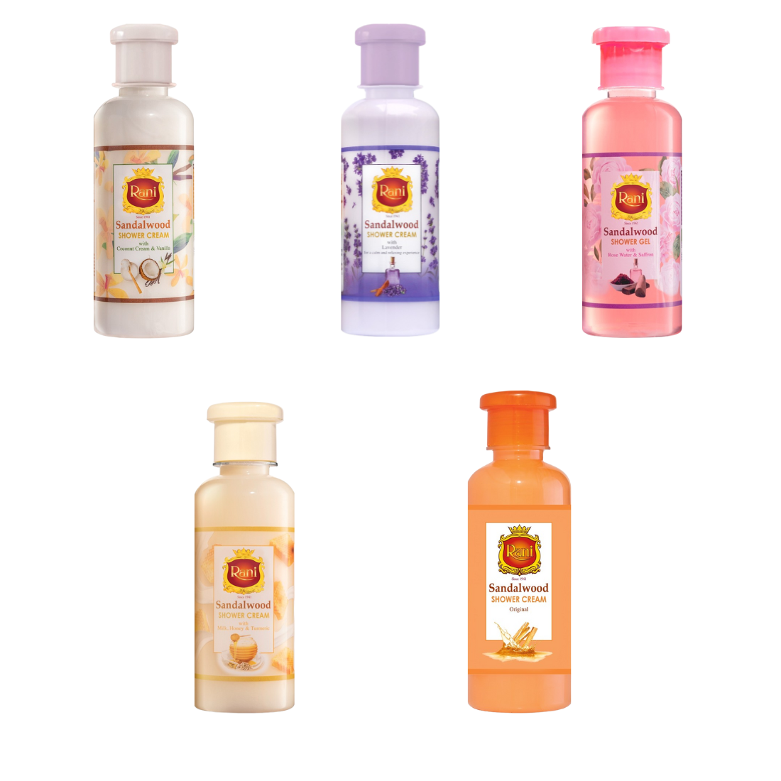 SWADESHI - Rani Sandalwood Shower Cream 250ml