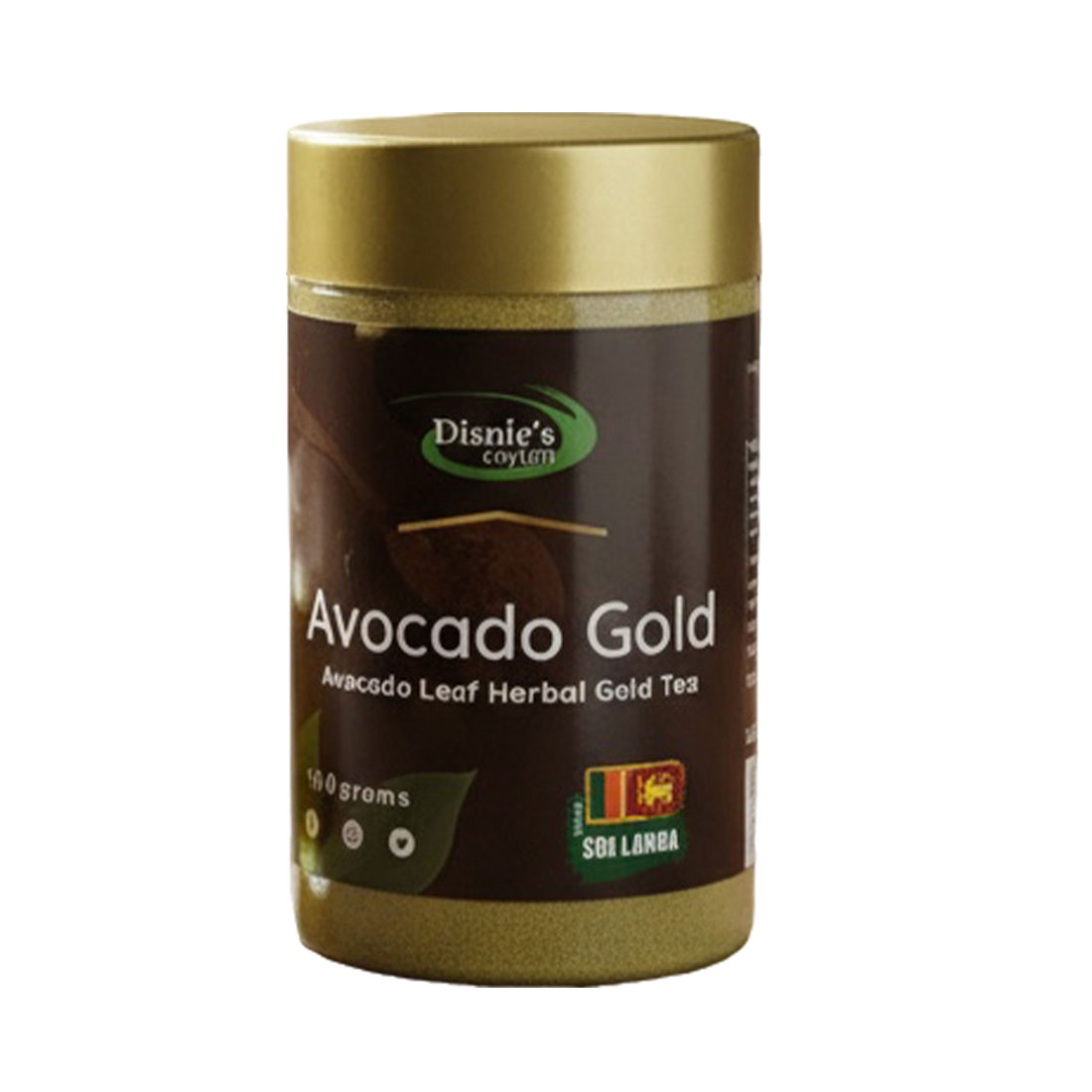 Avocado Leaf Herbal Tea – GOLD – 100g bottle