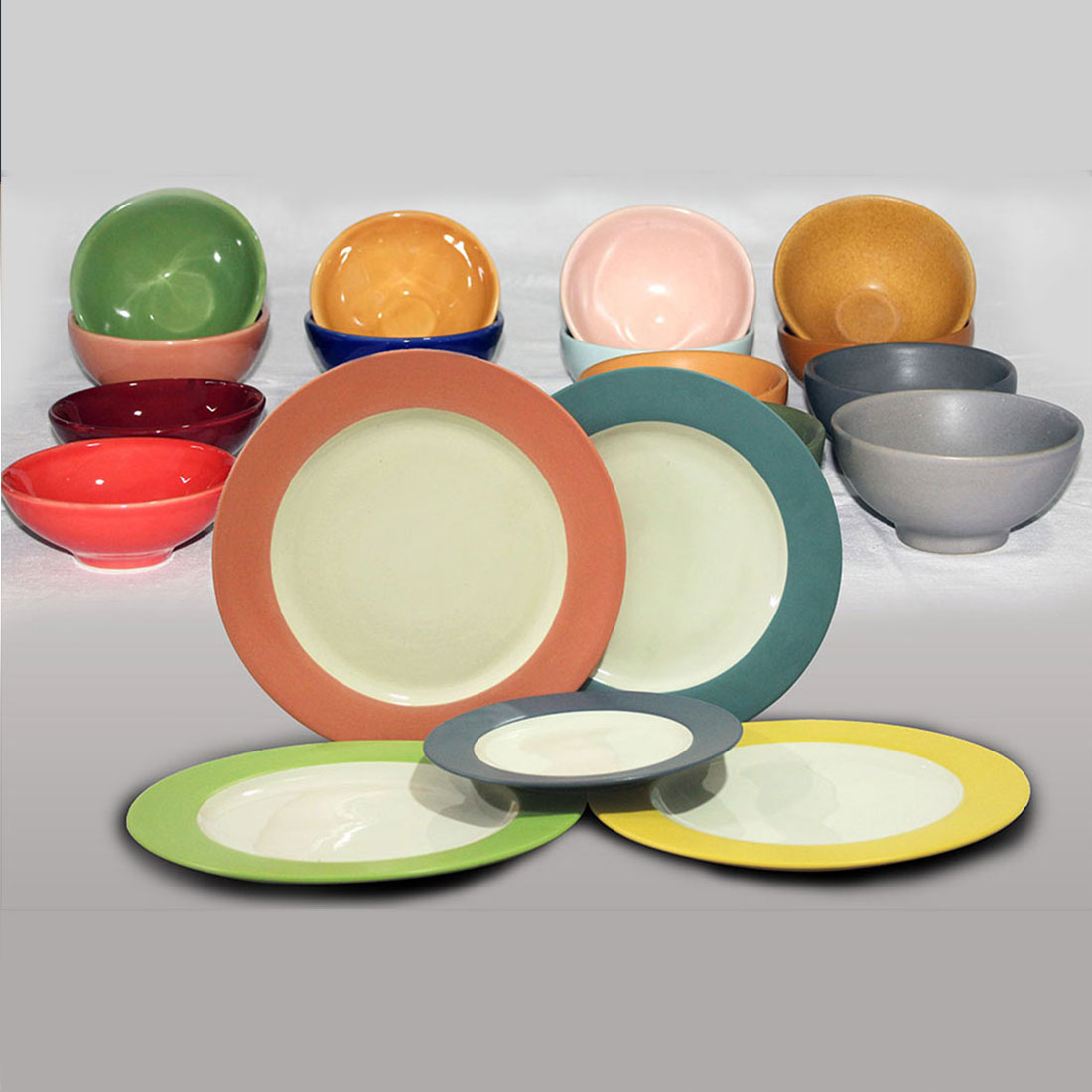 Ceramic Plates and Bowls