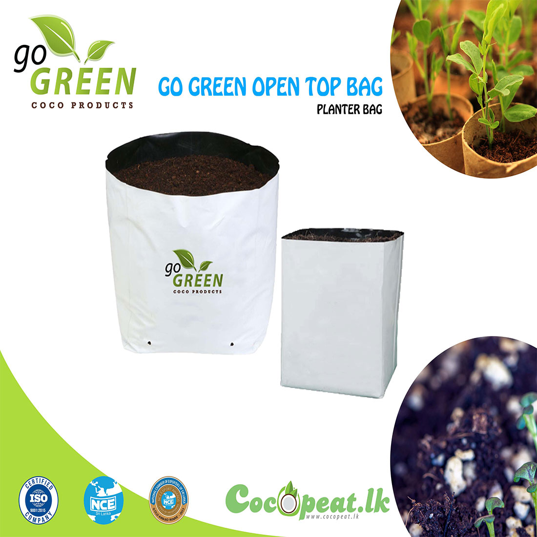 GO GREEN OPEN TOP BAG