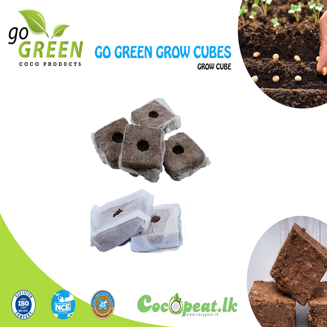 GO GREEN GROW CUBES