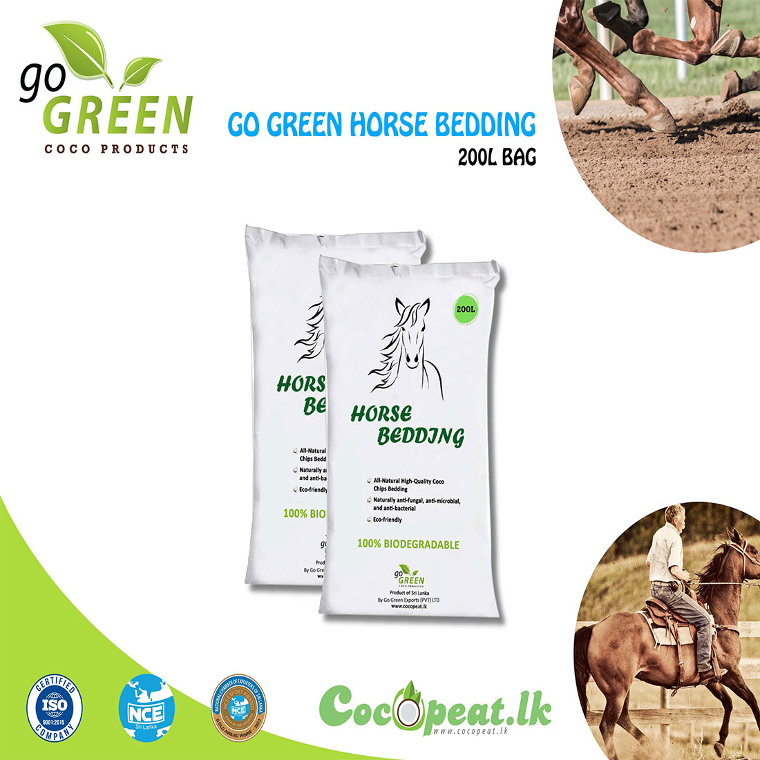 GO GREEN HORSE BEDDING