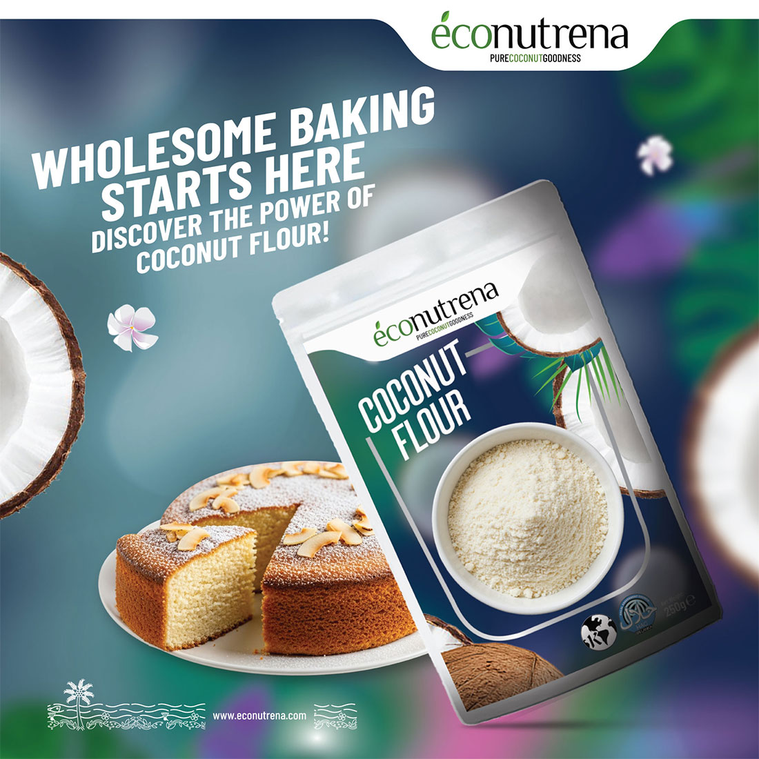 Organic and Fair trade Coconut Flour