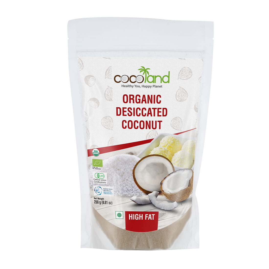 COCOLAND - Organic Desiccated Coconut