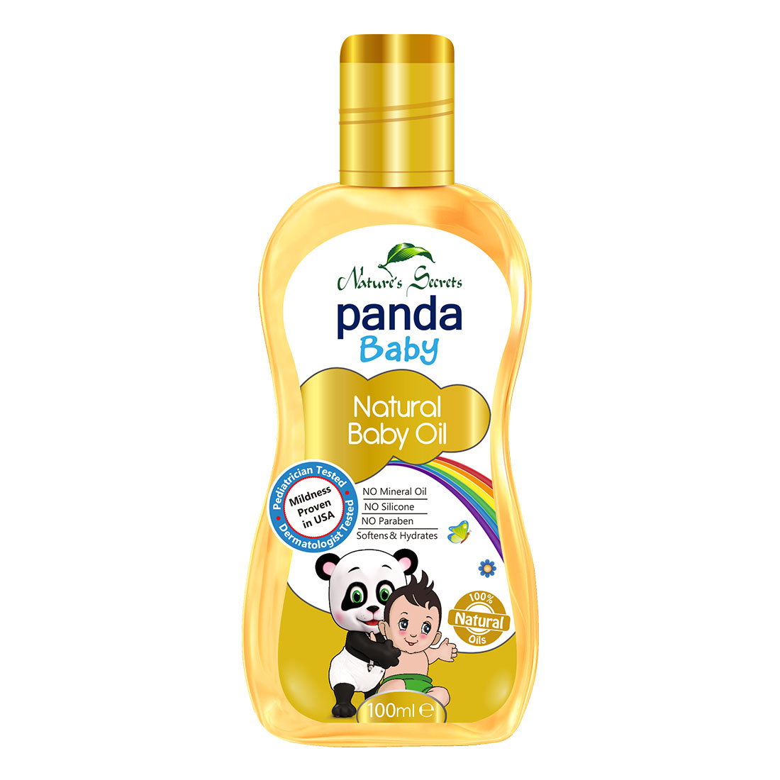 Panda Baby Natural Baby Oil - 100ml