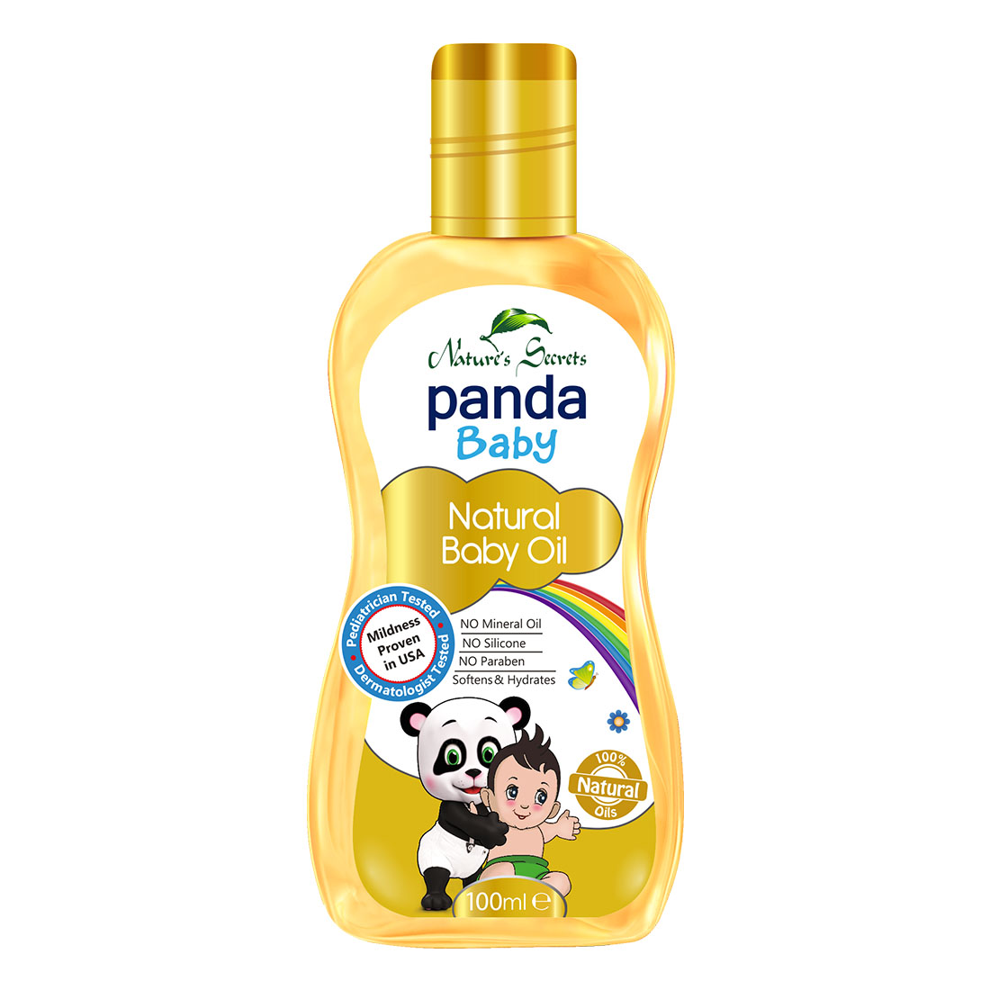 Panda Baby Natural Baby Oil - 100ml