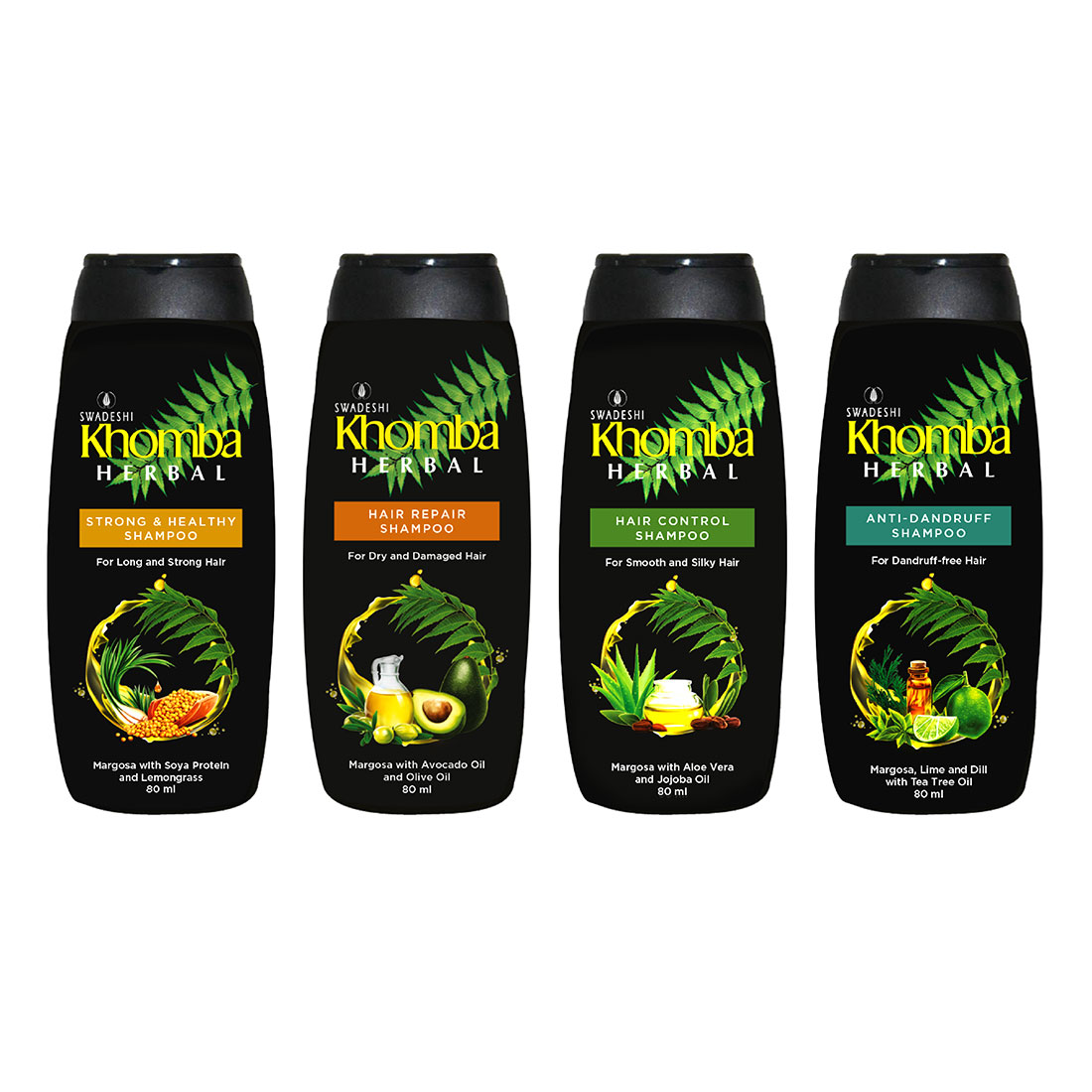 SWADESHI - Khomba Herbal Shampoo 80g