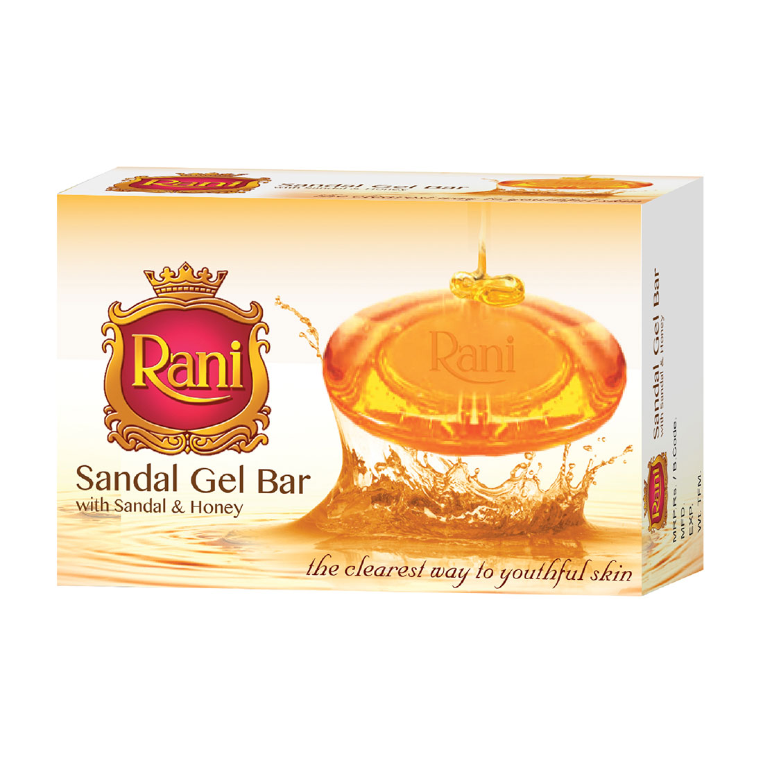 SWADESHI - Rani Sandalwood Clear Soap 90g