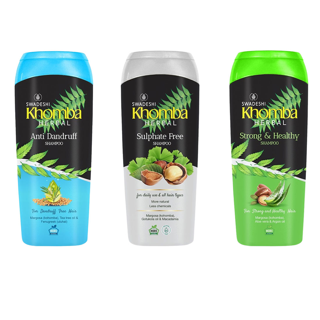 SWADESHI - Khomba Herbal Shampoo 80g