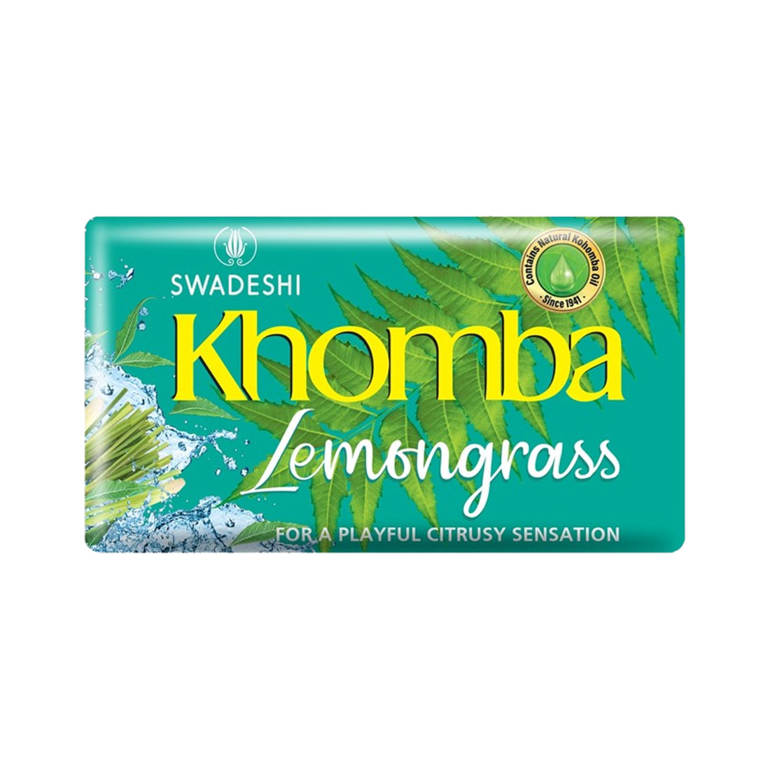 SWADESHI - Khomba Lemongrass Soap 90g