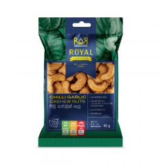 ROYAL - Chili Garlic Cashew Nuts 50g Pack