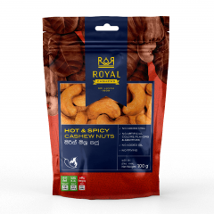 ROYAL - Hot & Spicy Cashew Nuts 100g Pack