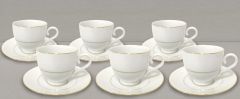 Gold Line Cup and Saucer (12 Pcs set)