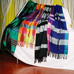 50% Slik & 50% Cotton Hand Woven Shawl 1