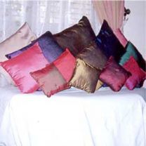 50% Silk & 50% Cotton Cushion Cover
