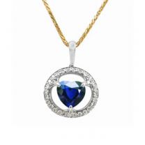 Blue Sapphire Pendant