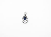 White Gold Pendants with Precious Stones