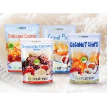 Organic and Fair trade Desiccated Coconut law fat