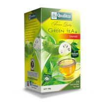 QUALITEA - All Natural Green Tea Soursop Flavoured 25 Tea Bag Pack