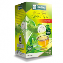 QUALITEA - All Natural Green Tea Soursop Flavoured 25 Tea Bag Pack