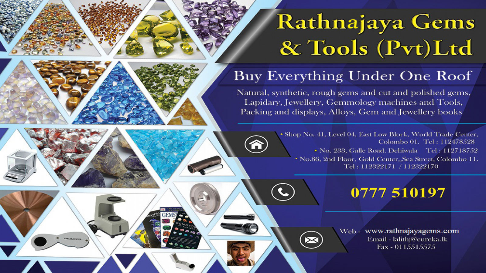 RATHNAJAYA GEMS & TOOLS PVT LTD