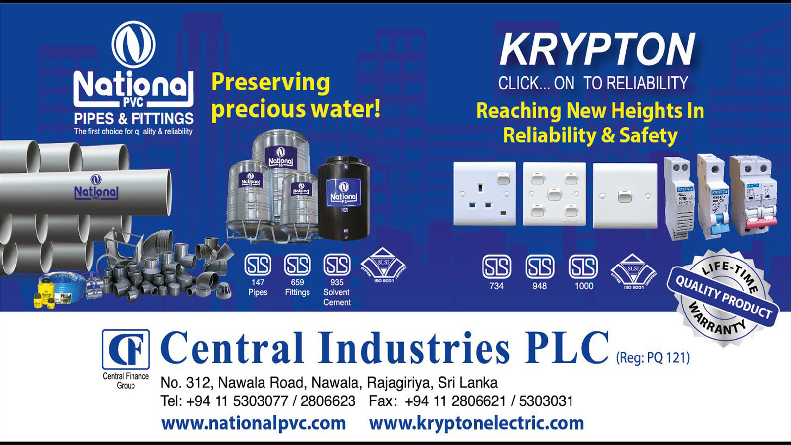 CENTRAL INDUSTRIES PLC