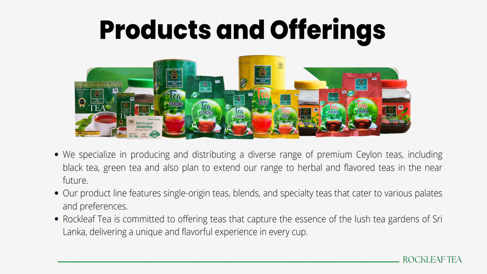 ROCKLEAF TEA CEYLON PVT LTD
