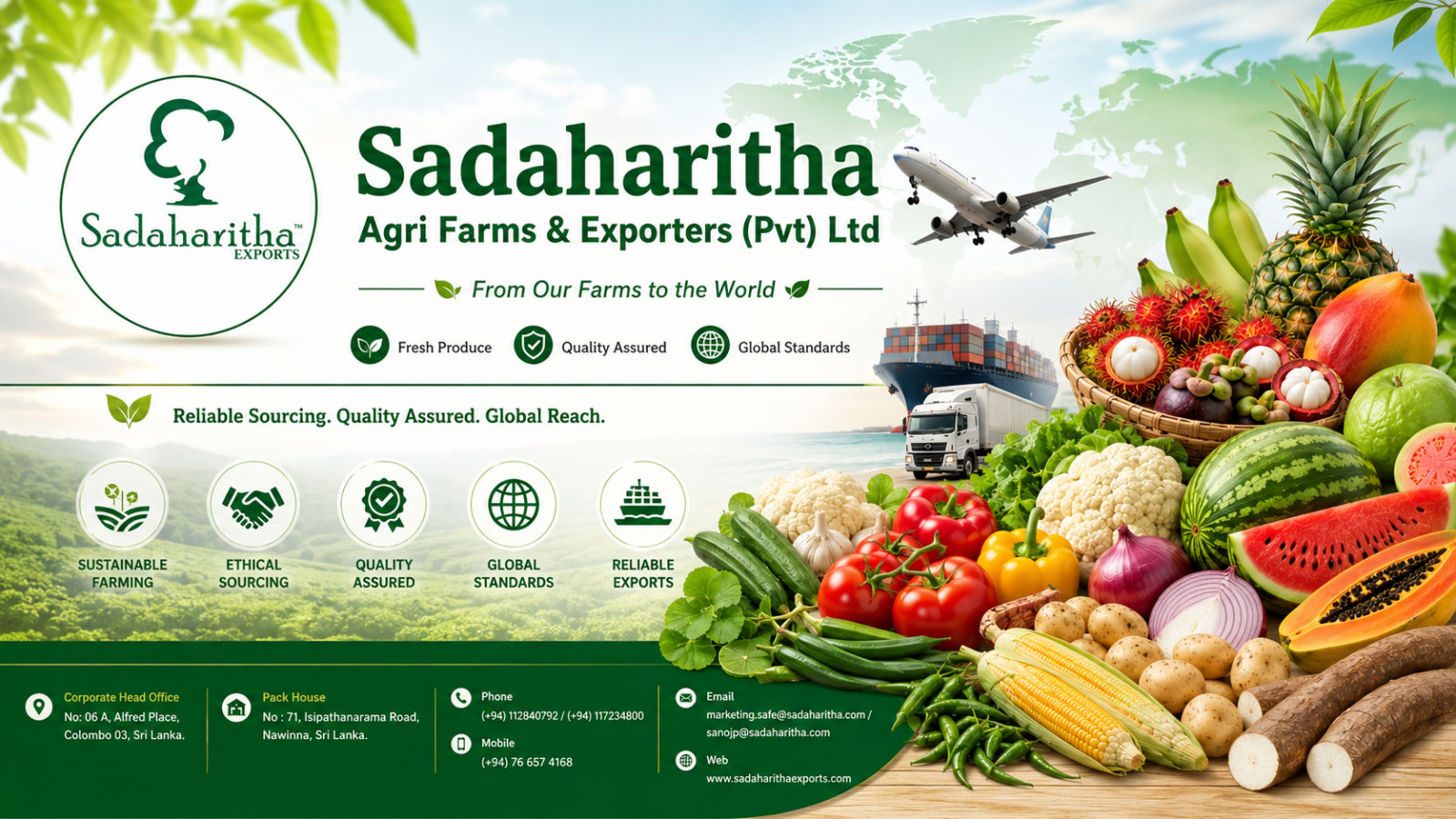 SADHARITHA AGRI FARMS & EXP PVT LTD