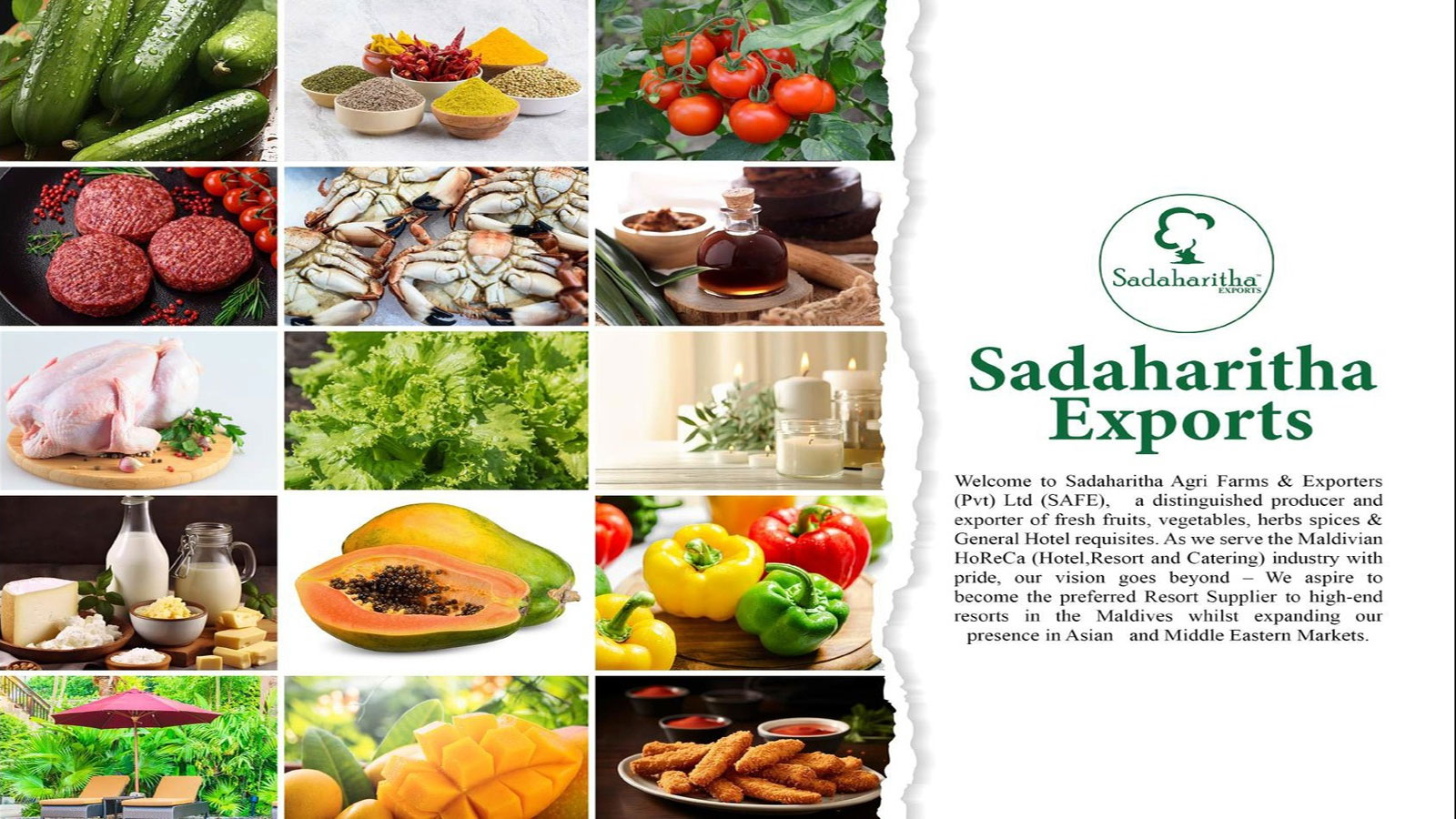 SADHARITHA AGRI FARMS & EXP PVT LTD