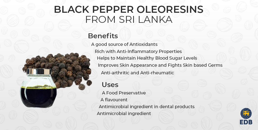 benefits and uses of Ceylon Black Pepper Oleoresins