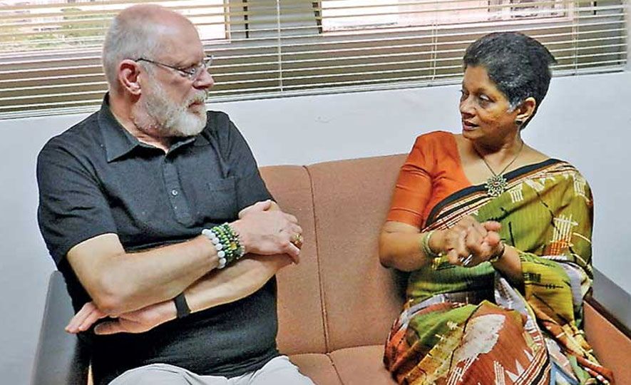 International fashion industry expert Donald Potard from Parson’s University in Paris visits Sri Lanka