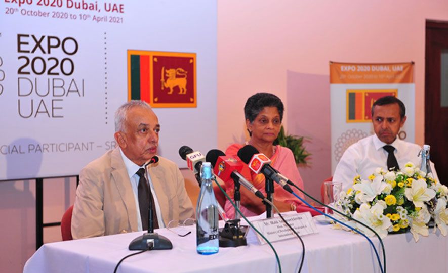 Sri Lanka’s participation at the EXPO 2020 DUBAI - 20th October 2020 to 10th April 2021 in Dubai, United Arab Emirates