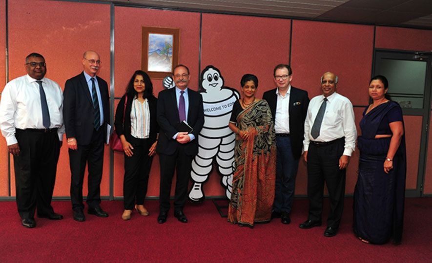 World Renowned French Tyre Manufacturer –Michelin Visits Sri Lanka