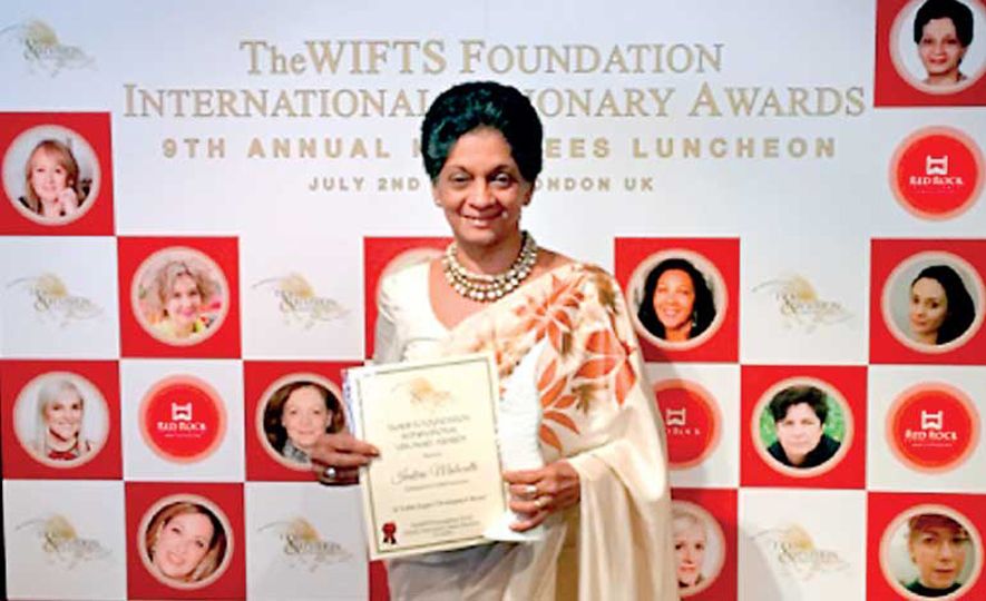 EDB Chairperson Indira Malwatte 1st Sri Lankan woman to receive WIFTS lifetime achievement award