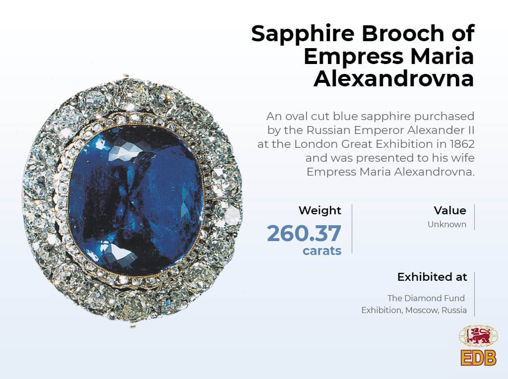 Sapphire Brooch