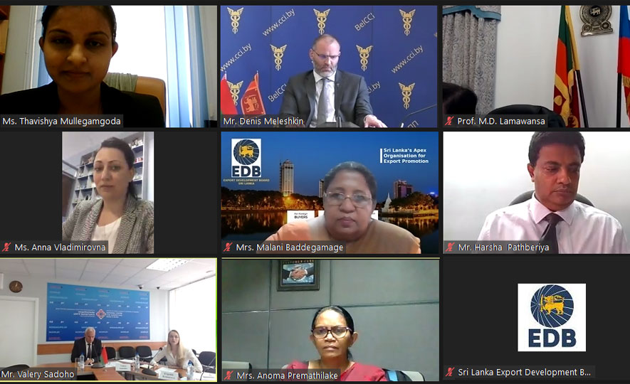 Webinar on prospects of Belarus Sri Lanka bilateral trade development