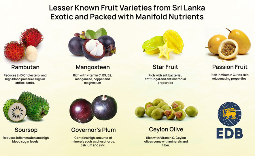 Lesser-known Fruit Varieties from Sri Lanka