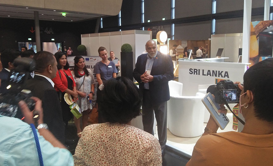 EDB Chairman, Sri Lankan Organic Food Companies  at BIOFACH 2022