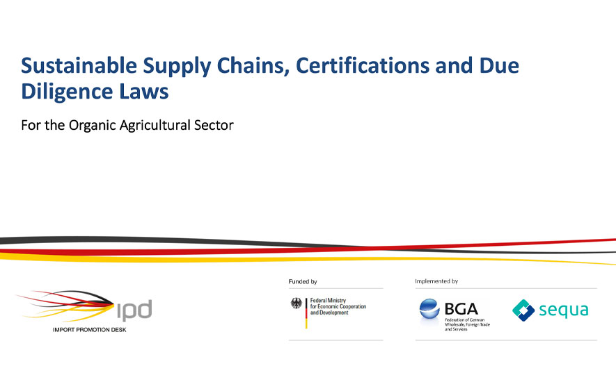 Webinar on Sustainable Supply Chains and Due Diligence Laws in the Organic Agriculture Sector