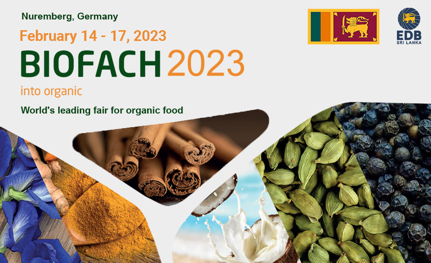 Meet with Sri Lankan Food Product Exporters at BioFach 2023