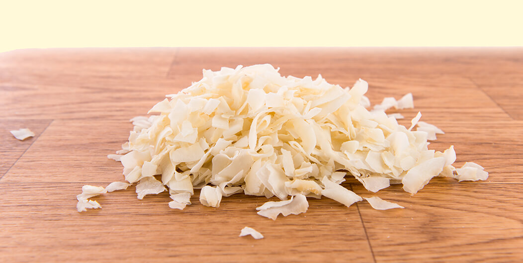 Coconut chips made in Sri Lanka