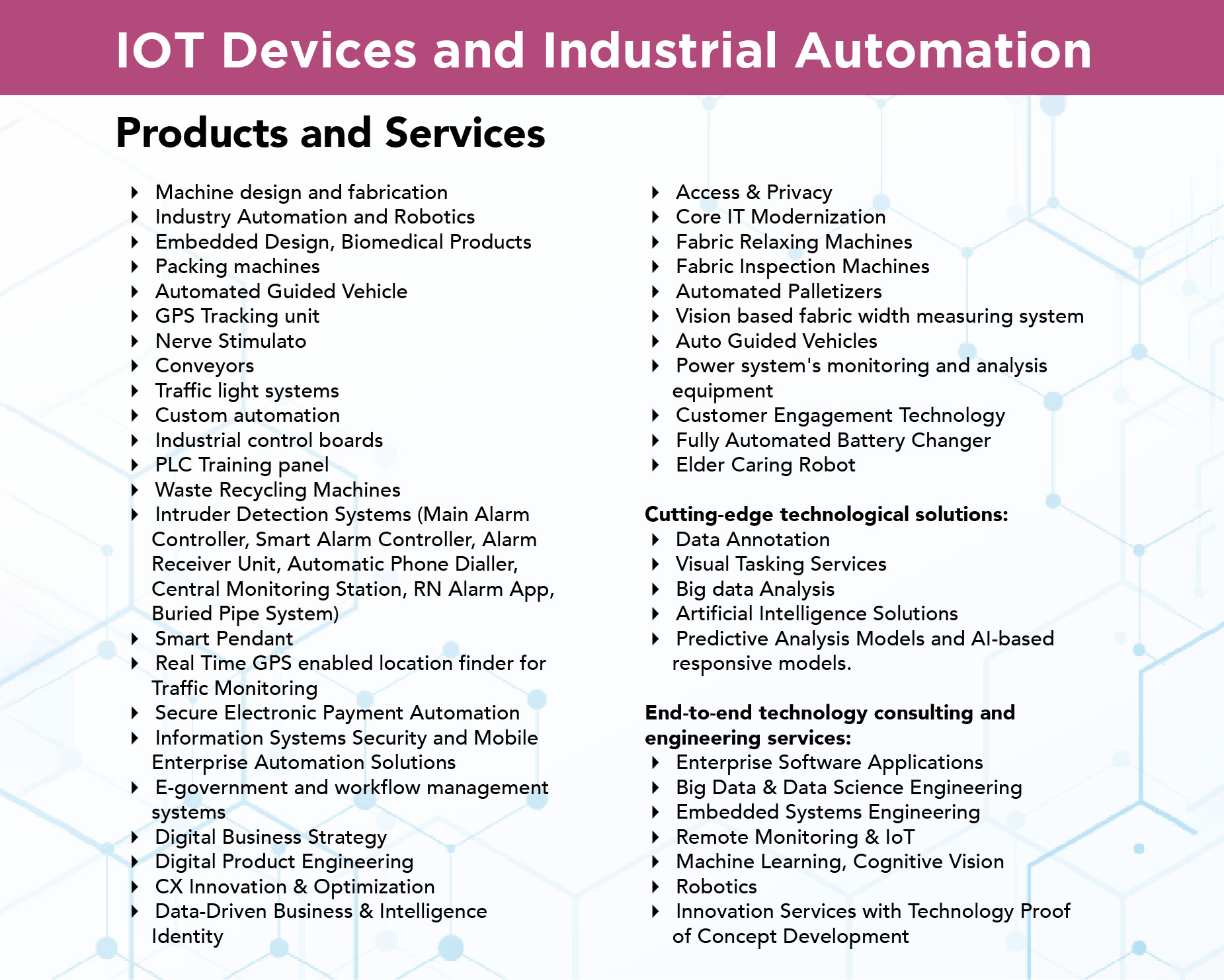 IOT Devices and Industrial Automation