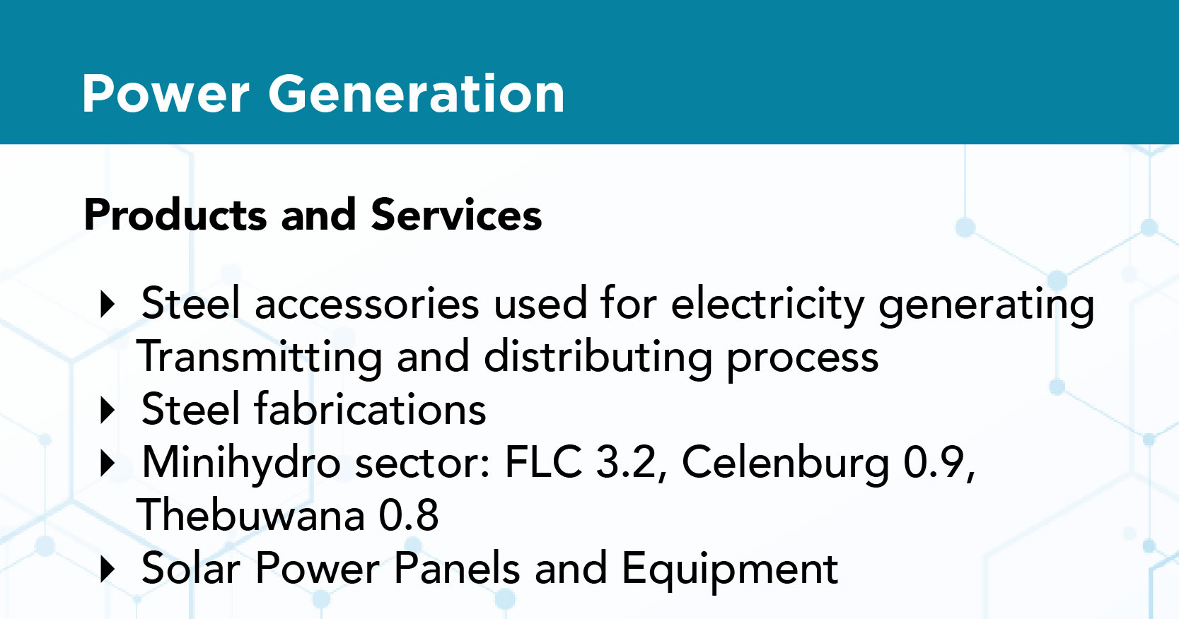 Power Generation