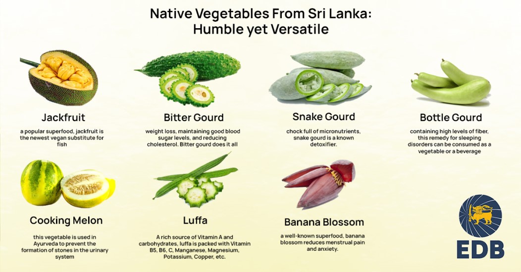 Native Vegetables from Sri Lanka - EDB Sri Lanka