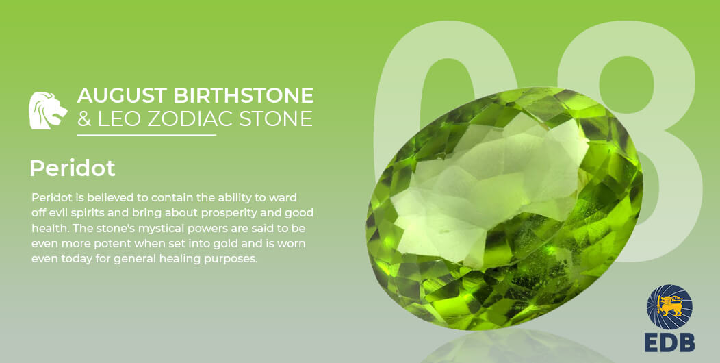 August Birthstone - Peridot