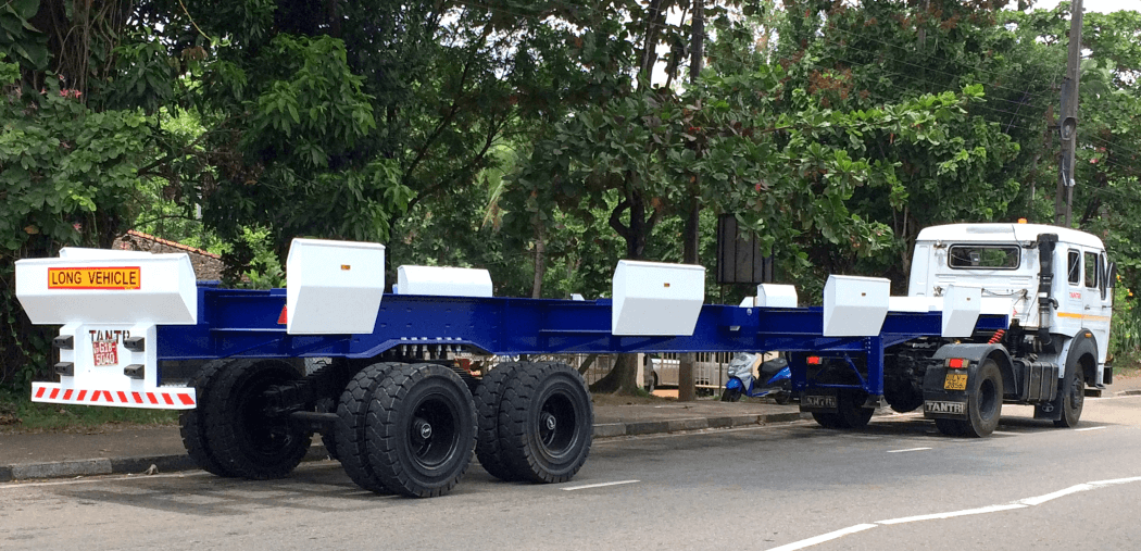 A terminal trailer manufactured in Sri Lanka