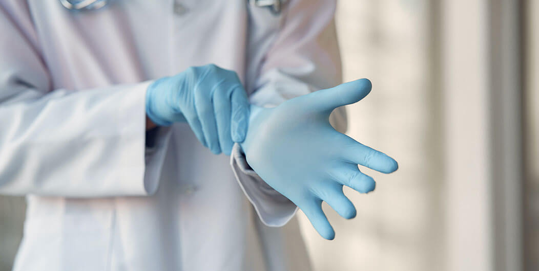 Medical gloves from Sri Lanka