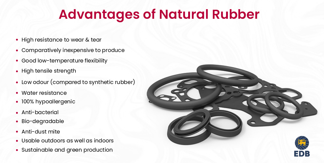 Benefits of natural rubber moulded products  