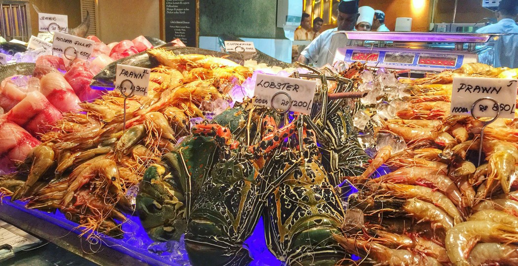 An exotic variety of seafood from Sri Lanka
